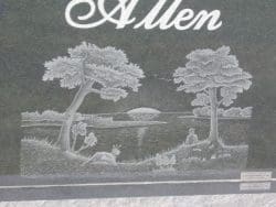 customized memorial engraving